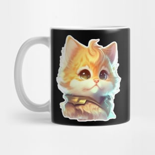 Cute Chibi Cat Merch - Adorable Feline Apparel and Accessories Mug